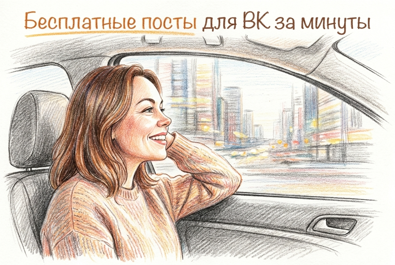 Нейросеть ChatGPT для ВК: готовые посты бесплатно за минуты